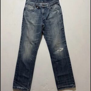 Denim & Supply Ralph Lauren Relaxed Fit Distressed Blue Jeans Men's Sz 32